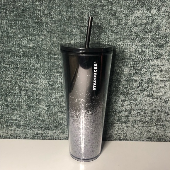 Starbucks Other - Starbucks Black Ombre Holiday Tumbler